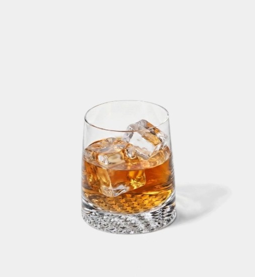 Set 6 pahare whisky, sticla cristalina, 370ml, "Fjord" - Krosno