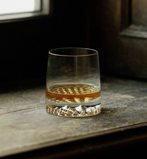 Set 6 pahare whisky, sticla cristalina, 370ml, "Fjord" - Krosno