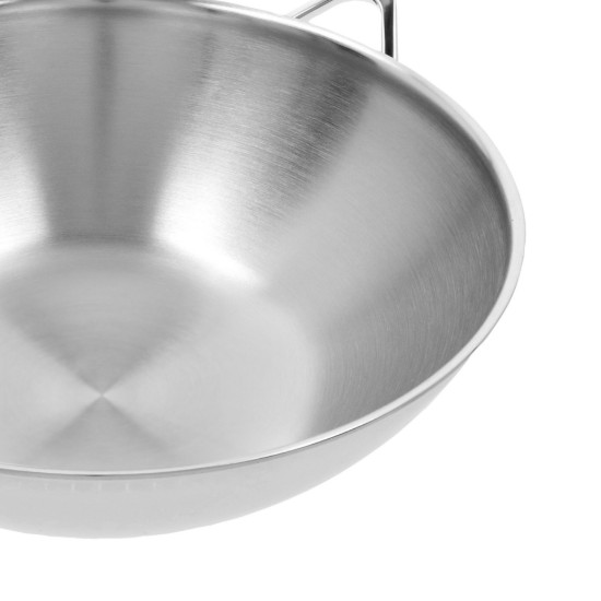 Tigaie wok, 5-Ply, inox, 30 cm, "5-Plus" - Demeyere