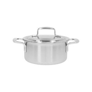 Cratita inox, cu capac, 16cm/1,5L, "5-Plus" - Demeyere