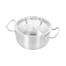 Cratita inox, cu capac, 18cm/2L, "Classic Pro 3" - Demeyere