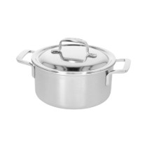 Cratita inox, cu capac, 18cm/2,2L, "5-Plus" - Demeyere