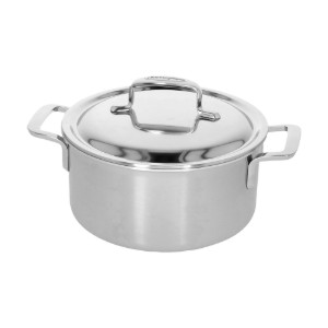Cratita inox, cu capac, 20cm/3L, "5-Plus" - Demeyere