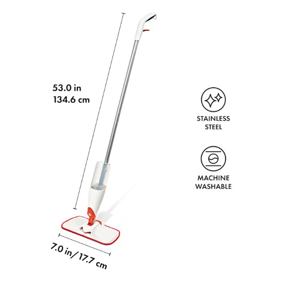 Mop Spray cu pulverizator si scrubber detasabil, "Good Grips" - OXO
