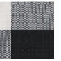 Set 4 suporturi farfurii (naproane), 45 x 30 cm, Negru/Alb