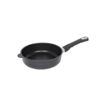 Tigaie adanca, aluminiu, 24cm, inaltime 7 cm, inductie - AMT Gastroguss