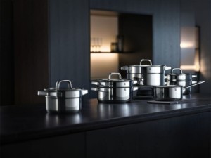 Set vase gatit, 9 piese, otel inoxidabil, "Compact Cuisine" - WMF