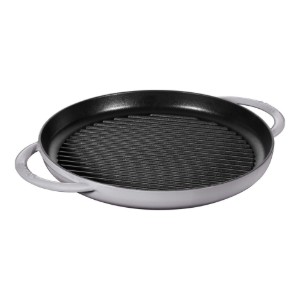Tigaie grill, fonta, 30 cm, Graphite Grey - Staub