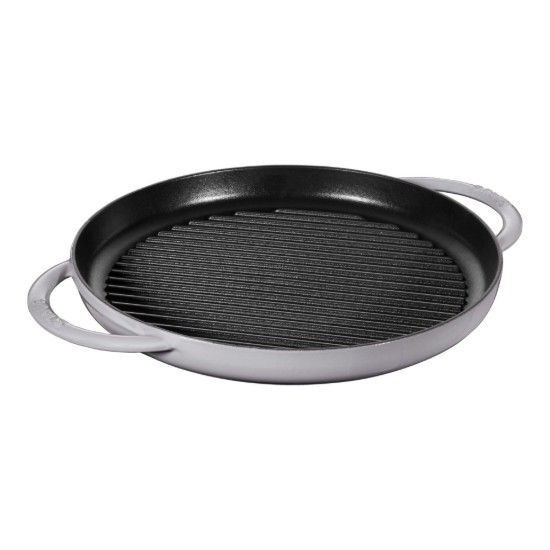 Tigaie grill, fonta, 30 cm, Graphite Grey - Staub