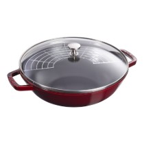 Tigaie wok, fonta, 30cm, Grenadine - Staub
