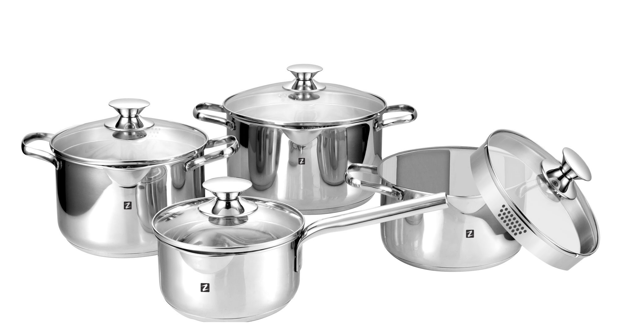 set vase inox